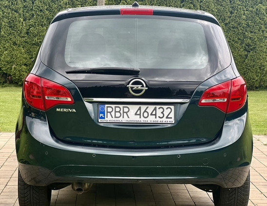 Opel Meriva cena 32900 przebieg: 124000, rok produkcji 2014 z Milicz małe 781